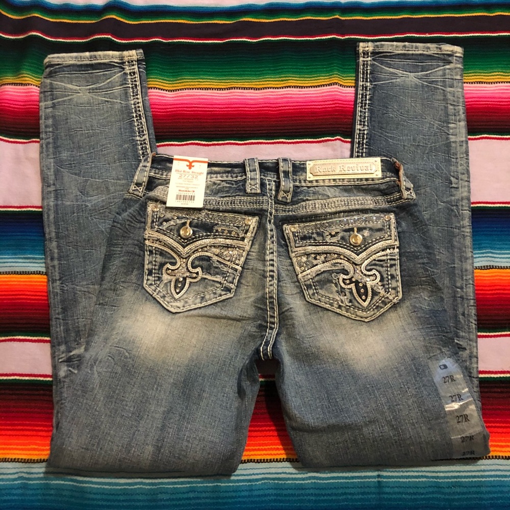 Rock revival skinny jeans